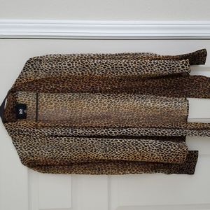 Dolce Gabbana vintage silk leapord blouse